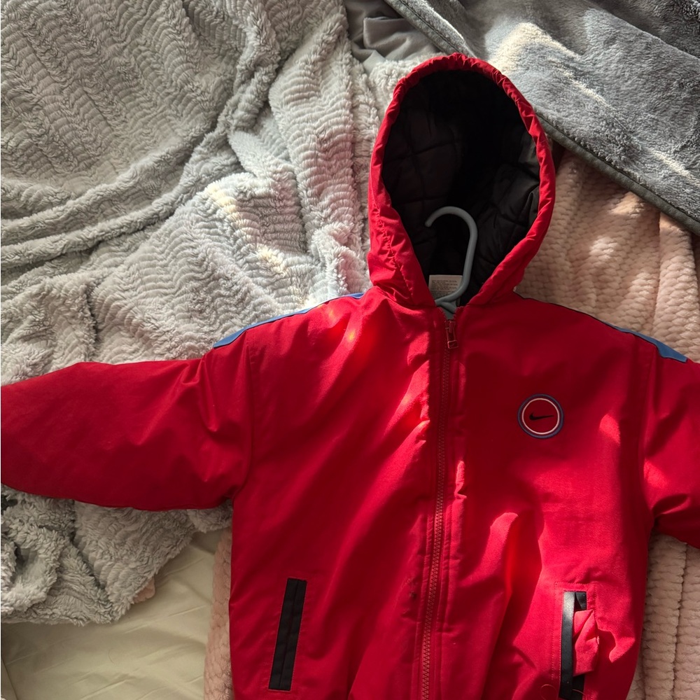 Red Kids Jacket with Hood